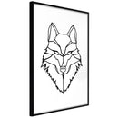 Poster - Wolf Look  - zwart