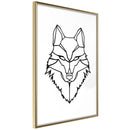 Poster - Wolf Look  - goud