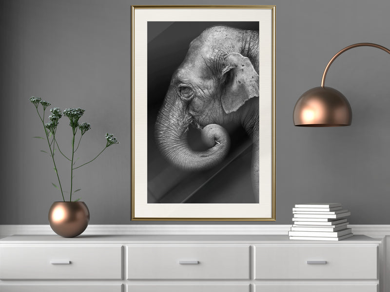 Poster - Wisdom  - goud passepartout