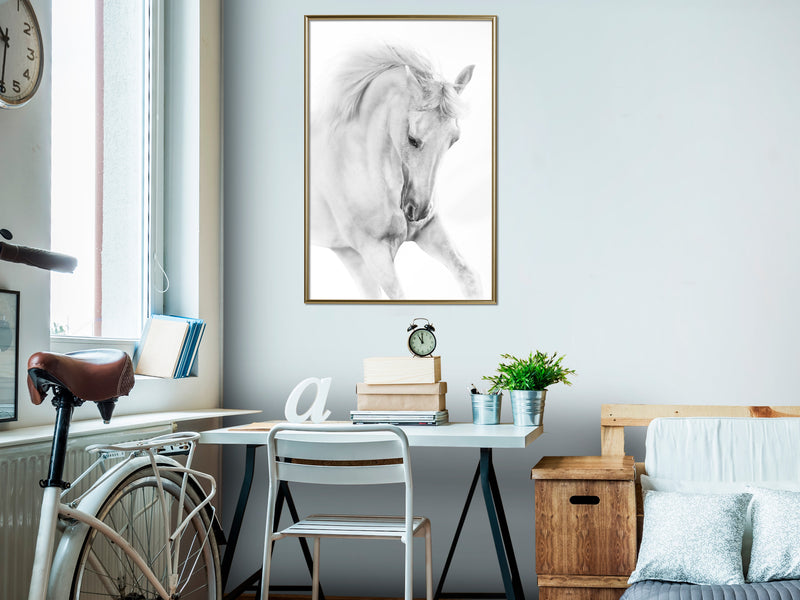 Poster - Beauty in Motion  - goud
