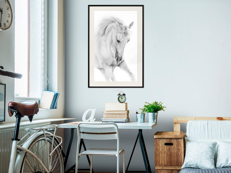 Poster - Beauty in Motion  - zwart passepartout