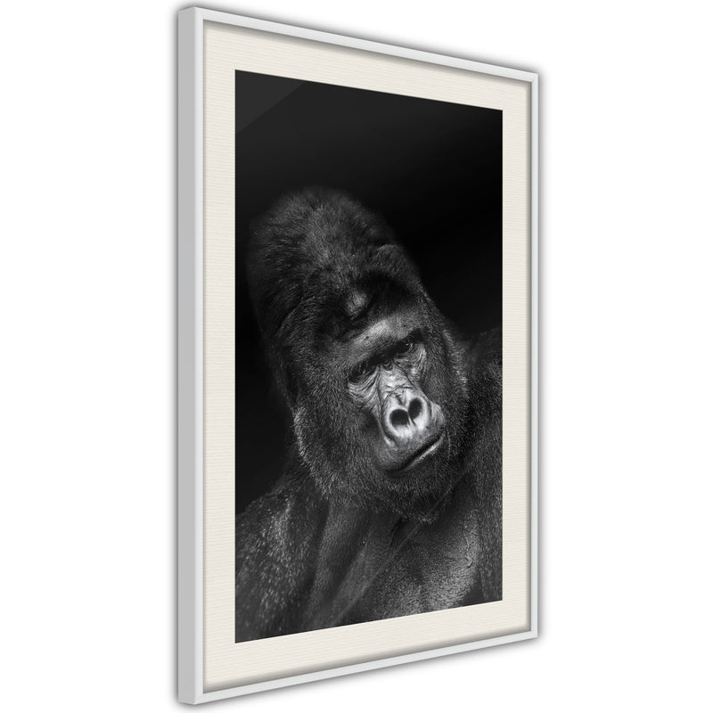 Poster - Intelligent Gaze  - wit passepartout