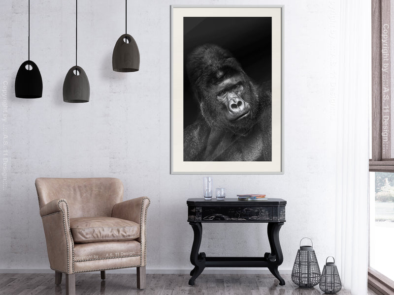 Poster - Intelligent Gaze  - wit passepartout