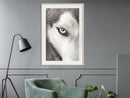 Poster - Azure Eye  - wit passepartout