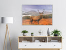 Poster - Majestic Deer  - wit