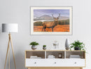 Poster - Majestic Deer  - wit passepartout