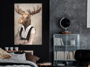 Poster - Animal Alter Ego: Moose  - zwart
