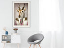 Poster - Animal Alter Ego: Antelope  - wit passepartout