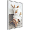 Poster - Kitten Life  - wit