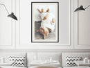 Poster - Kitten Life  - zwart passepartout