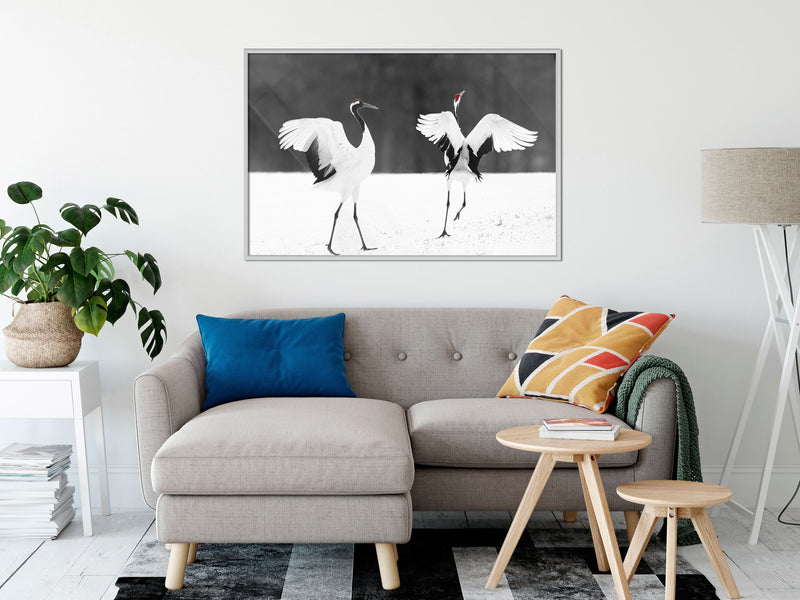 Poster - Bird Date  - wit