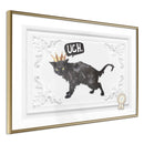 Poster - Cat Rules I  - goud