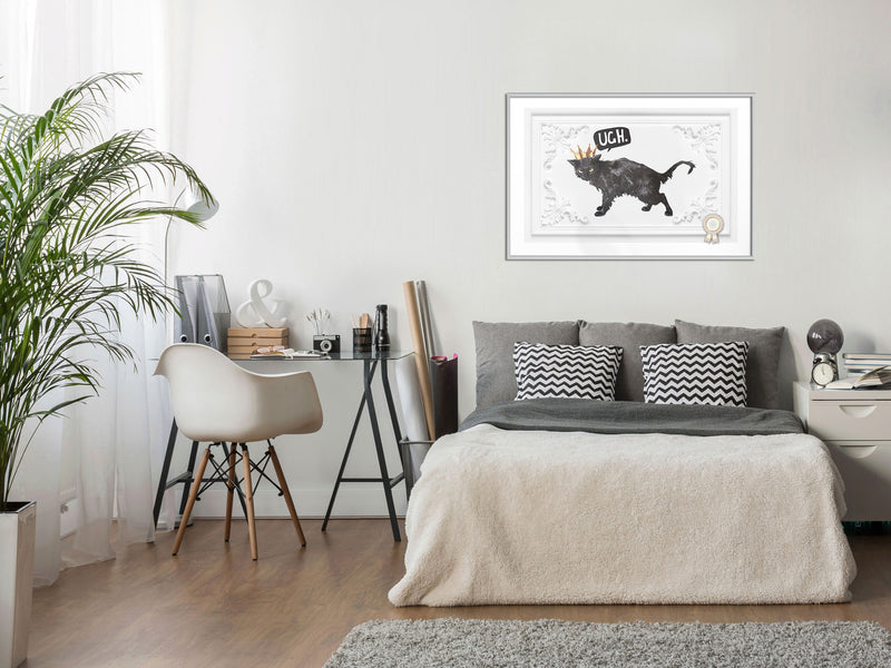 Poster - Cat Rules I  - wit