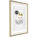 Poster - Cat Rules II  - goud passepartout