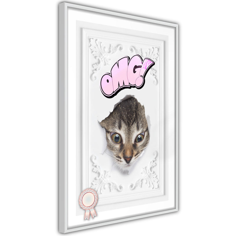 Poster - Peek-a-Boo!  - wit