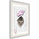 Poster - Peek-a-Boo!  - wit passepartout