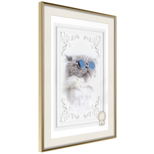 Poster - Like a Boss  - goud passepartout