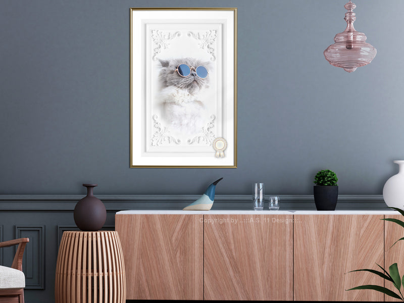 Poster - Like a Boss  - goud