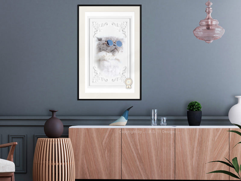Poster - Like a Boss  - zwart passepartout