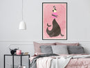 Poster - Circus Seal  - zwart
