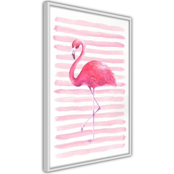 Poster - Pink Madness  - wit