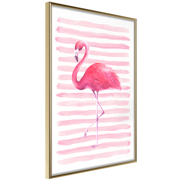 Poster - Pink Madness  - goud