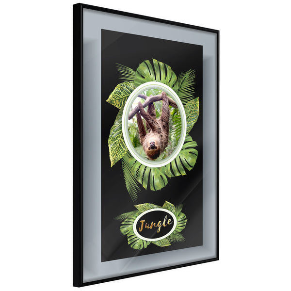 Poster - Greetings from the Jungle  - zwart