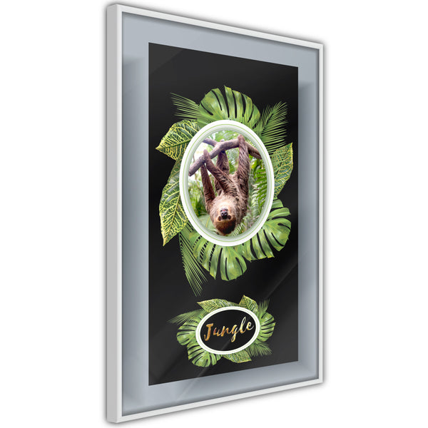 Poster - Greetings from the Jungle  - wit