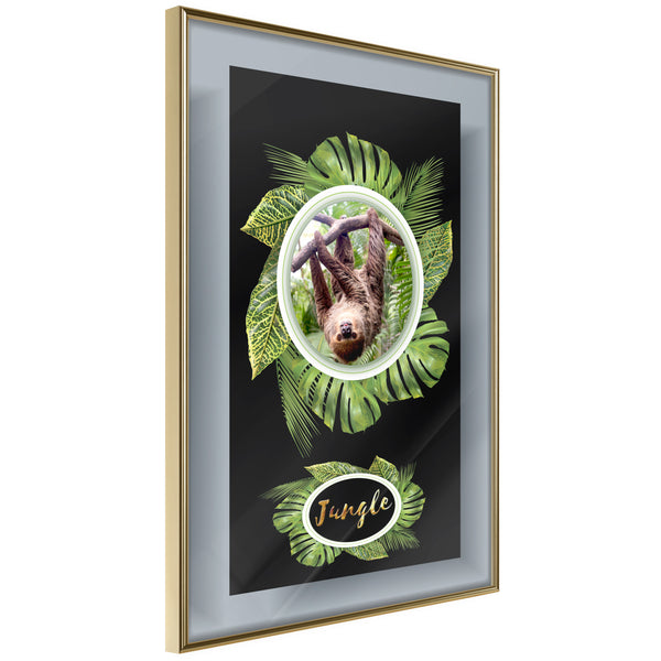 Poster - Greetings from the Jungle  - goud