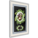 Poster - Greetings from the Jungle  - wit passepartout