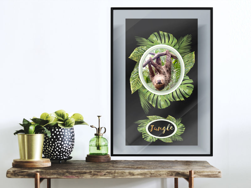 Poster - Greetings from the Jungle  - zwart