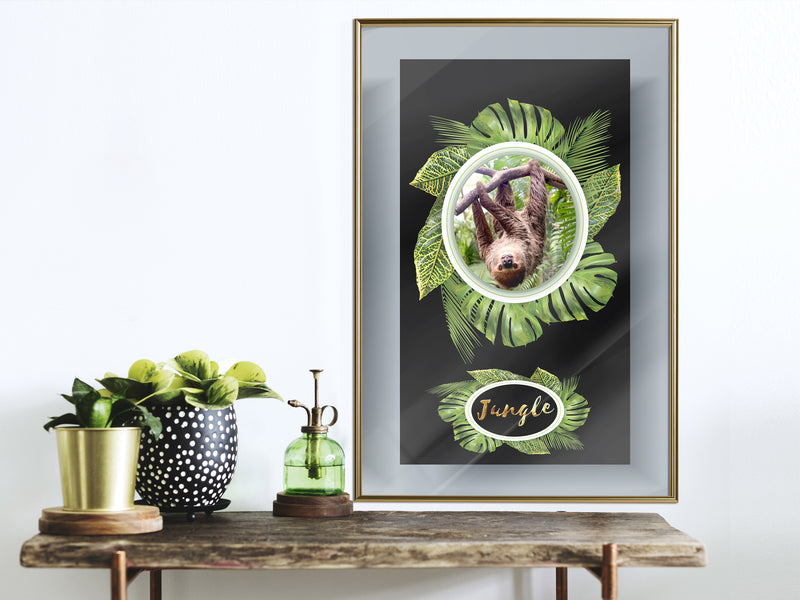 Poster - Greetings from the Jungle  - goud
