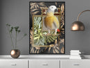 Poster - Composition with Gold Parrot  - zwart