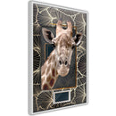 Poster - Giraffe in the Frame  - wit