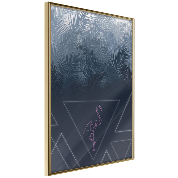 Poster - Geometric Jungle  - goud