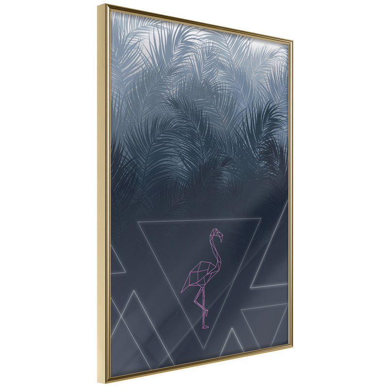 Poster - Geometric Jungle  - goud