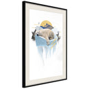 Poster - King of the Arctic  - zwart passepartout