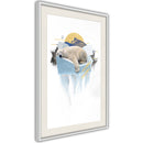 Poster - King of the Arctic  - wit passepartout