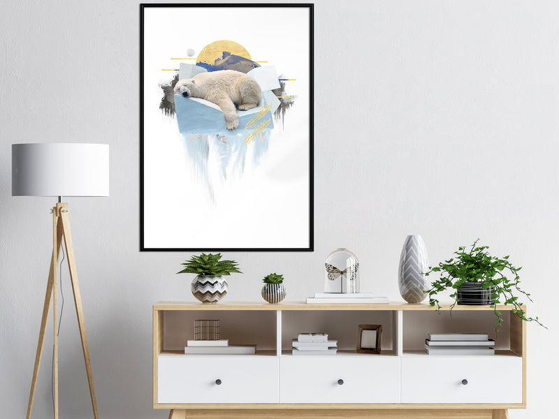 Poster - King of the Arctic  - zwart