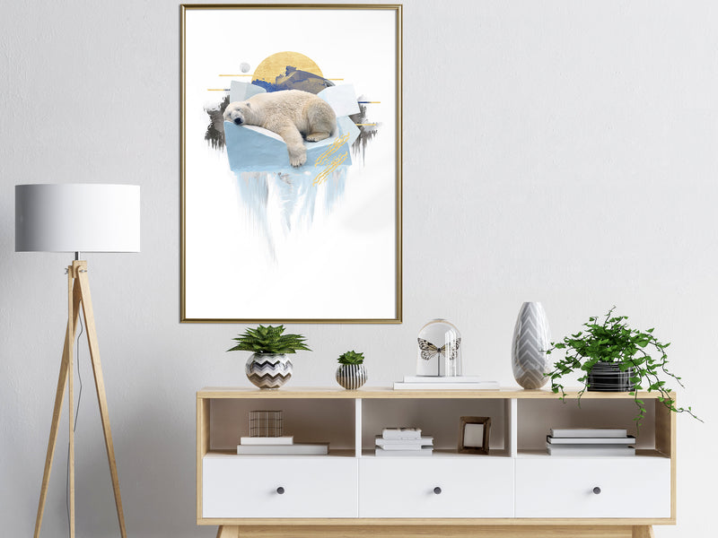 Poster - King of the Arctic  - goud
