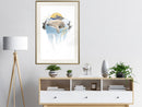 Poster - King of the Arctic  - goud passepartout