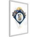 Poster - Little Penguins  - wit