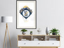 Poster - Little Penguins  - zwart passepartout