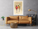 Poster - Ornithologist's Drawings  - wit passepartout