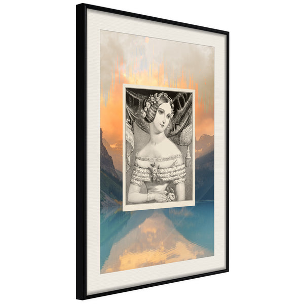 Poster - Beauty from Centuries Ago  - zwart passepartout