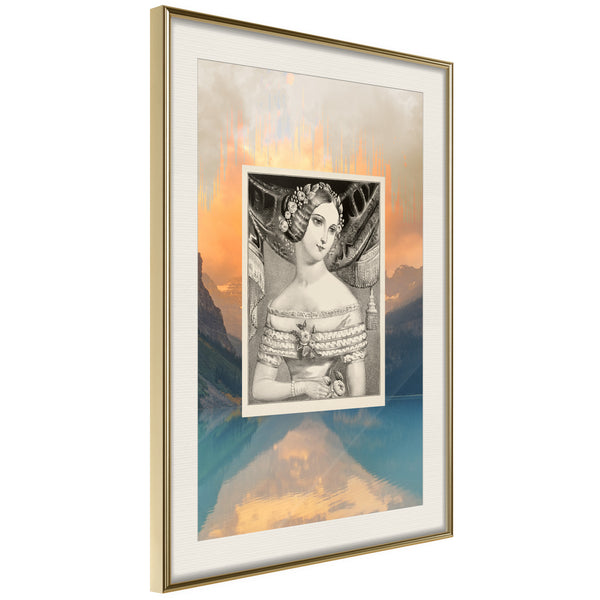Poster - Beauty from Centuries Ago  - goud passepartout