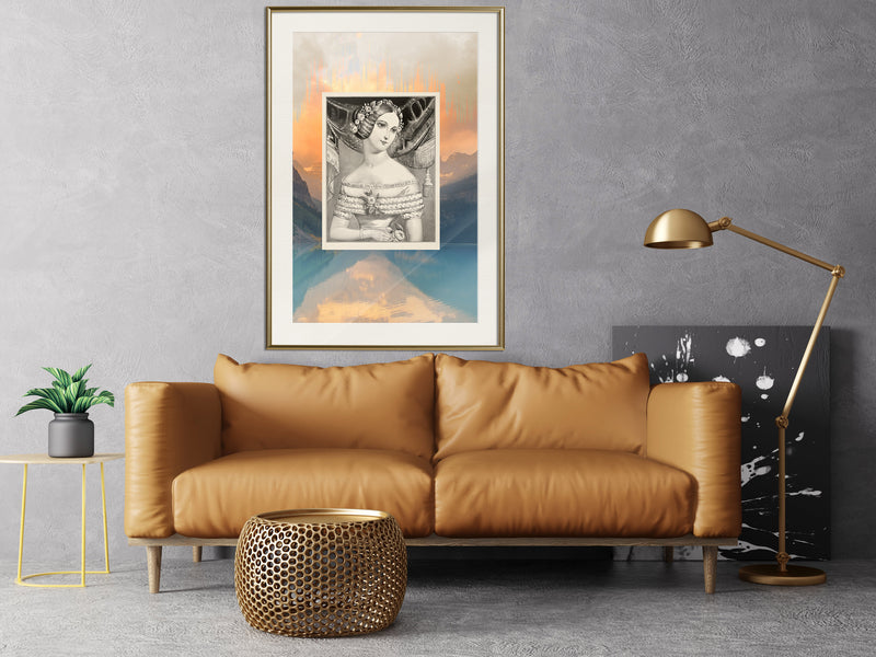 Poster - Beauty from Centuries Ago  - goud passepartout