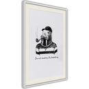 Poster - Captain Walrus  - wit passepartout