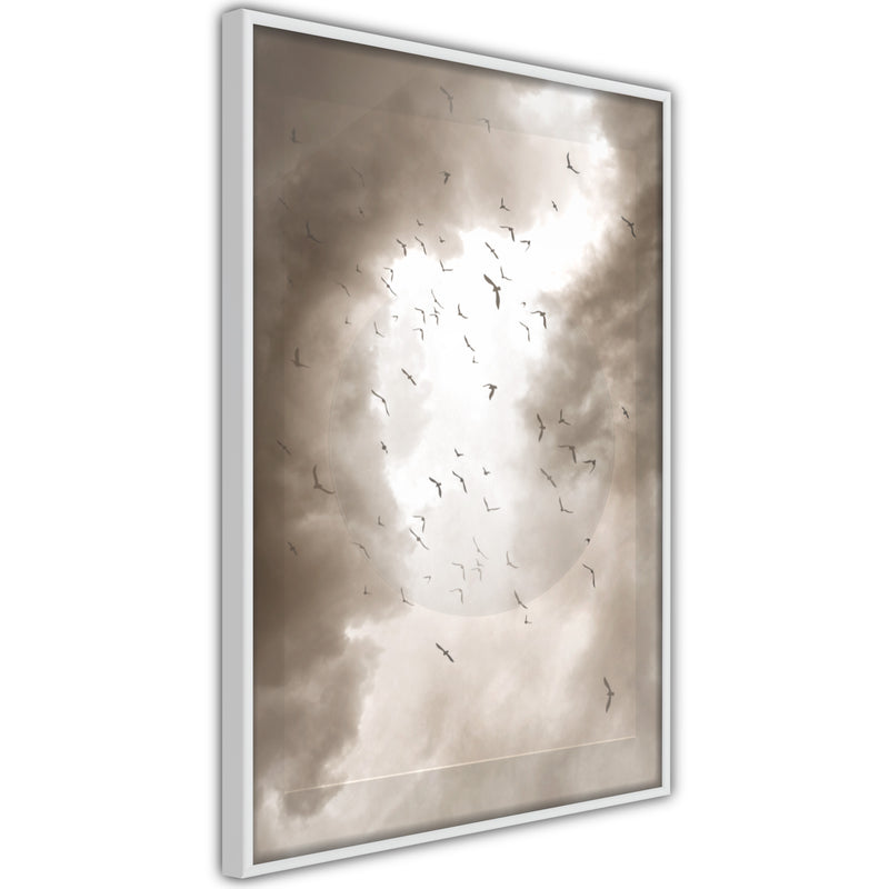 Poster - Disturbed Flight  - wit
