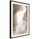 Poster - Disturbed Flight  - zwart passepartout